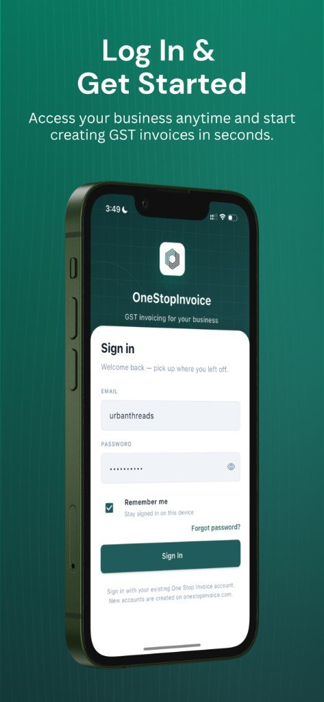 Log In & Get Started